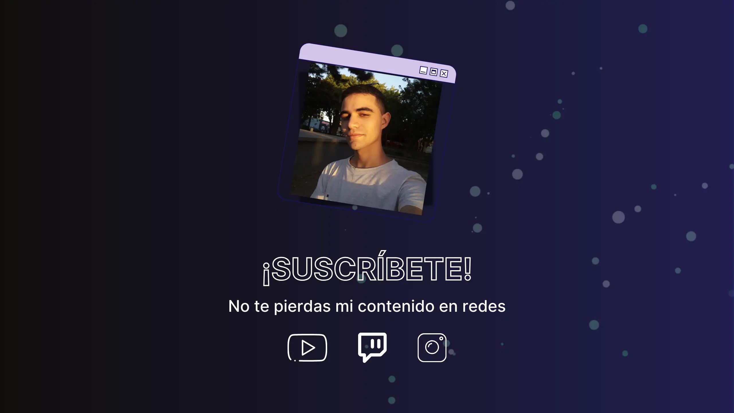 Sígueme en redes sociales